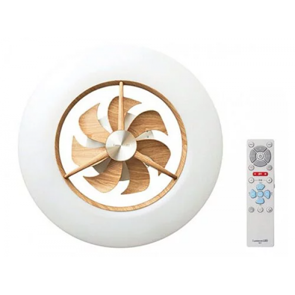 Doshisha DCEA-12CL-LW 24吋 日本現代LED天花扇燈 (木紋色)